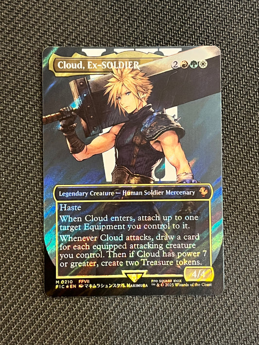 #0210 Cloud, Ex-SOLDIER (Surge Foil) Final Fantasy Commander