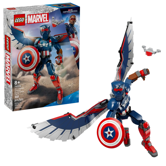 76296 New Captain America Construction Figure Marvel Lego Set