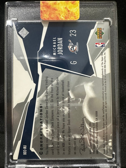 Michael Jordan BD2-MJ 2003 Upper Deck Black Diamond Double Diamond Jersey 125/250 Washington Wizards