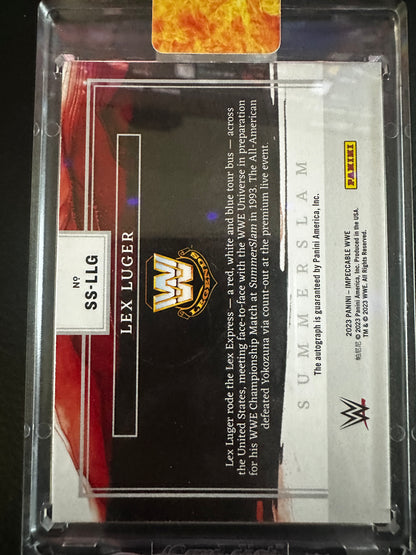 Lex Luger SS-LLG 2023 Impeccable Summerslam Autograph 41/93