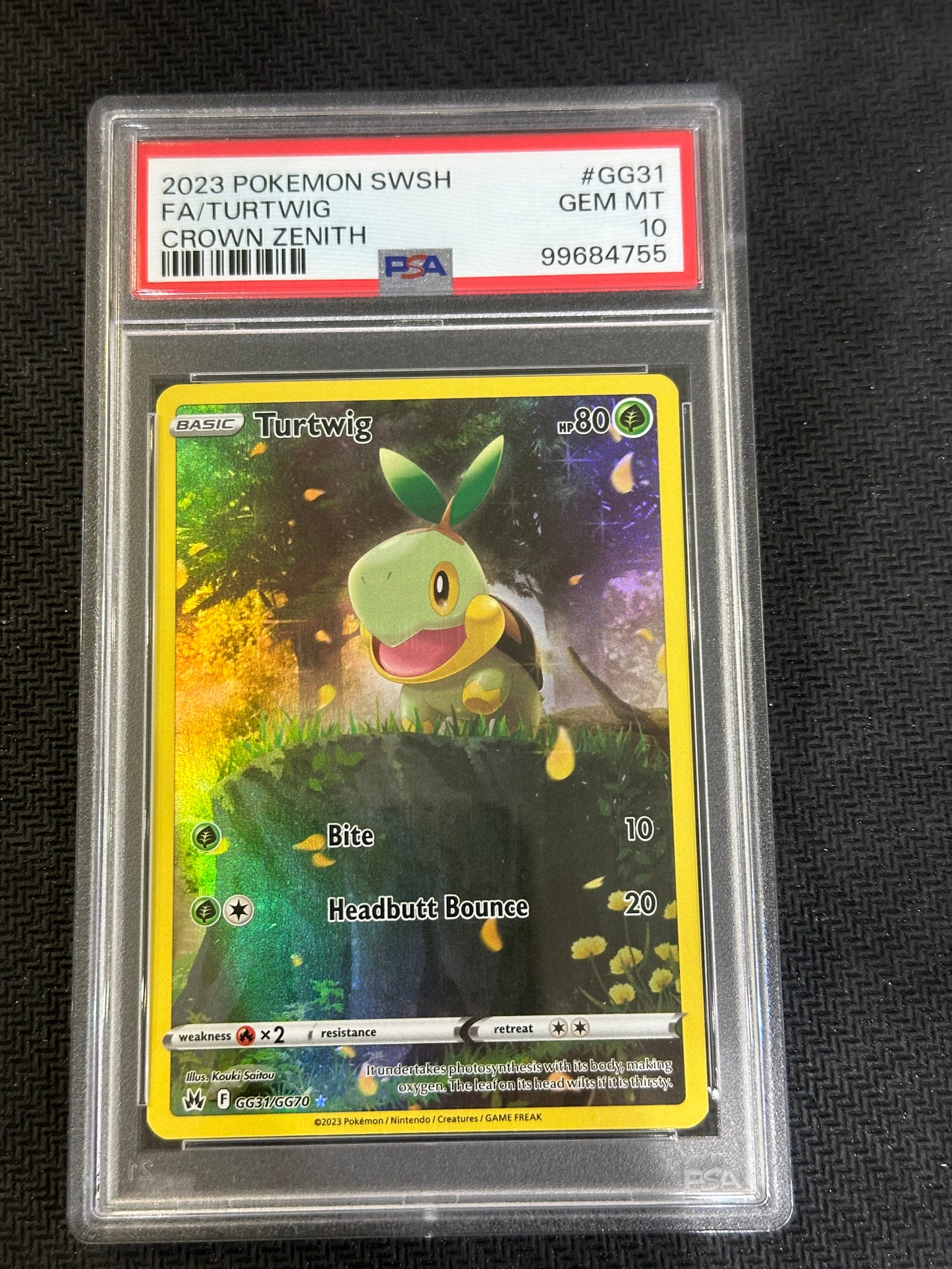 GG31/GG70 Turtwig PSA 10