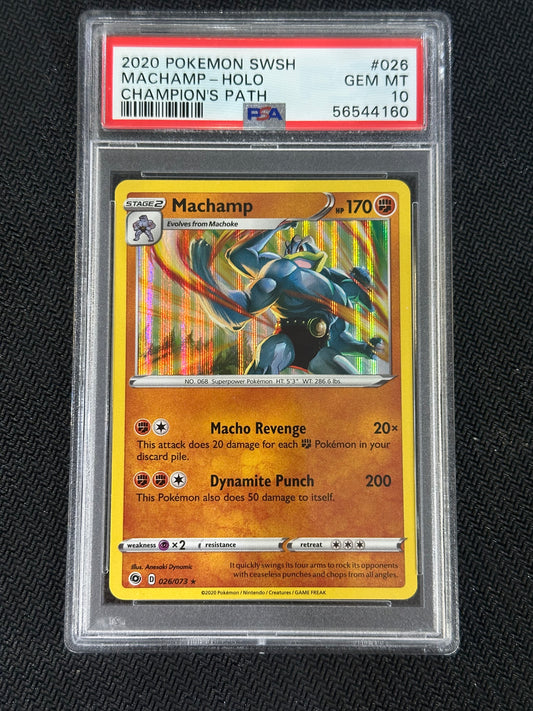 026/073 Machamp (champions paths) PSA 10