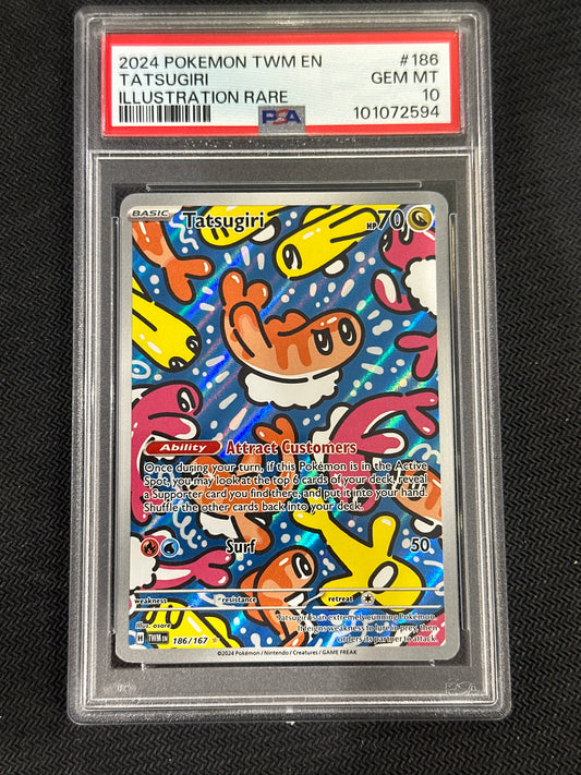 186/167 Tatsugiri PSA 10