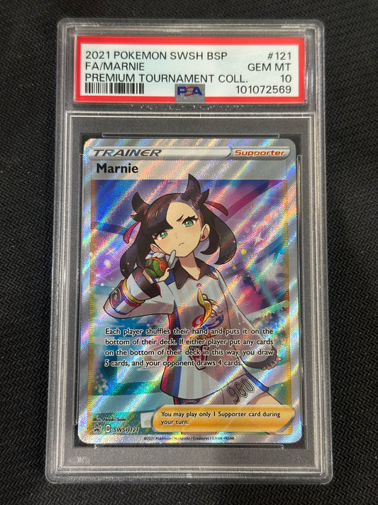 SWSH121 Marnie PSA 10