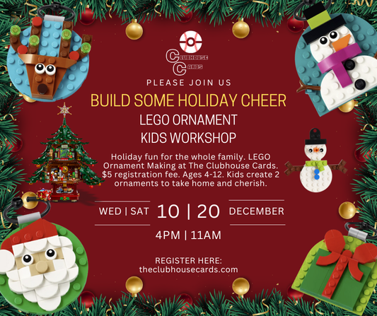 "Build Some Holiday Cheer!" LEGO Ornament Kids Workshop