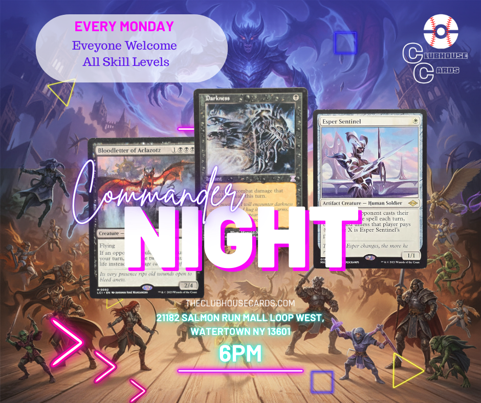 Monday Night Commander Night (Free)