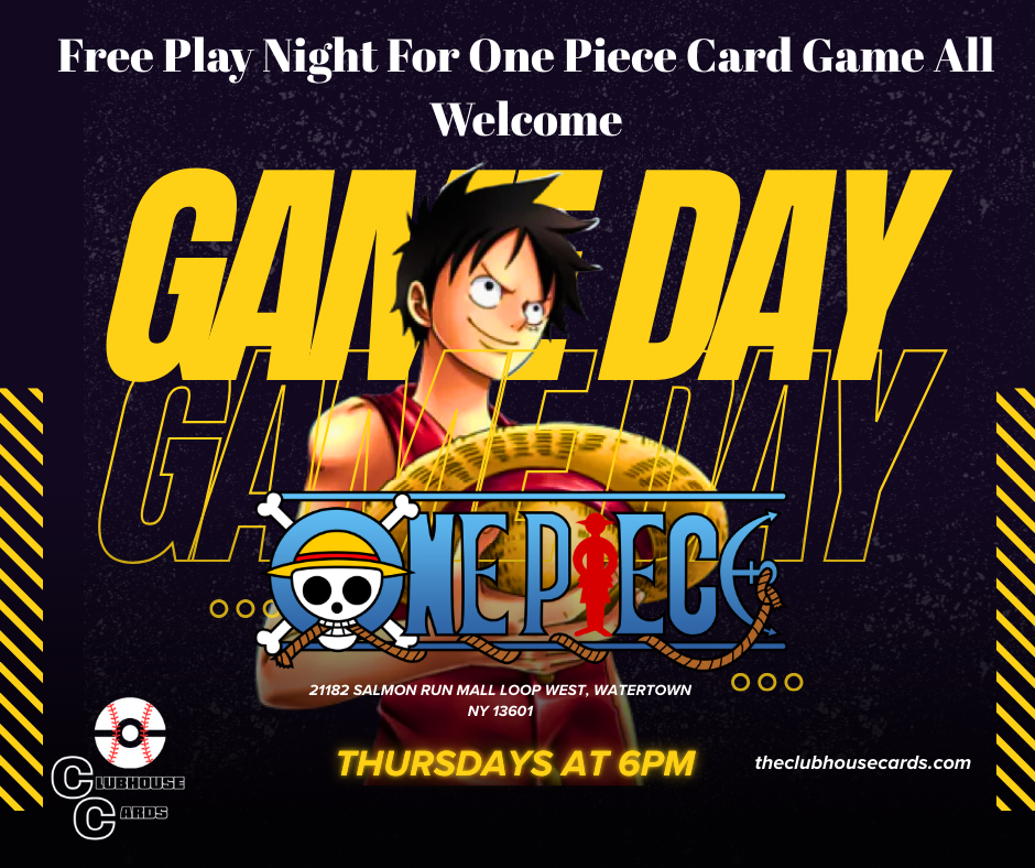 Thursdays One PIece Card Game Night (Free)