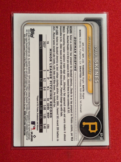 Paul Skenes 2024 #115-150 bcp-125 Rookie