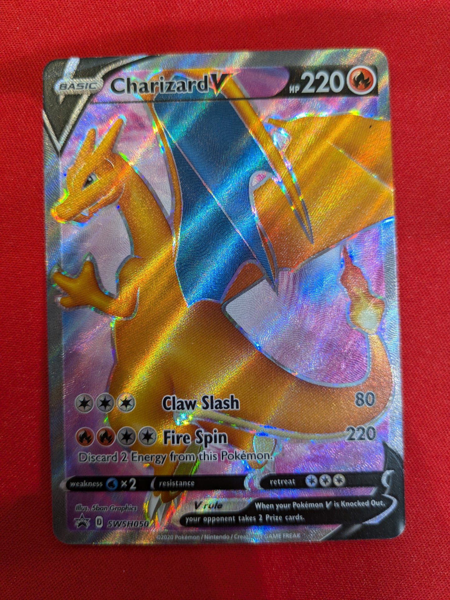 Charizard V #SWSH050