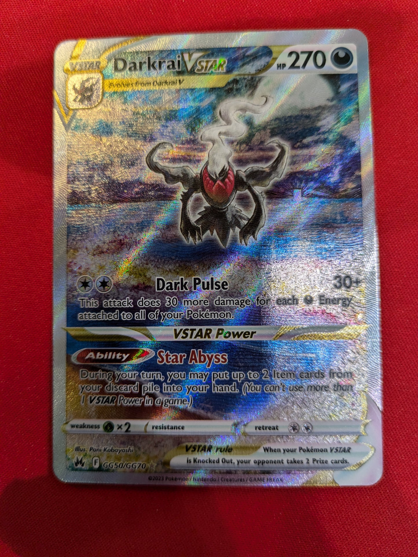 Darkrai VStar #GG50