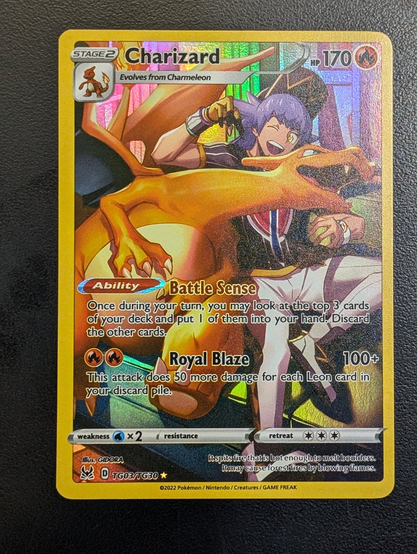 TG03 Charizard Missing Ink Error