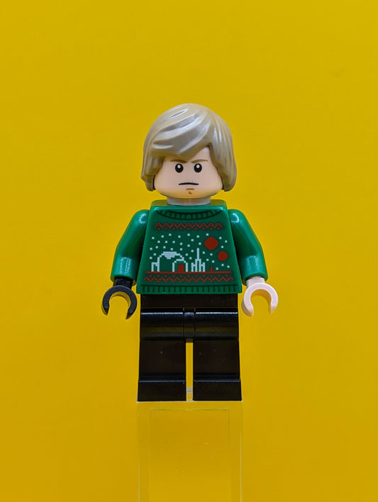 Luke Skywalker sw1382 Holiday Sweater Star Wars Minifigure Lego