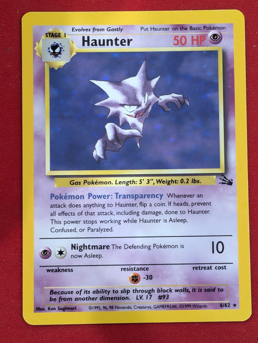 #06/62 Haunter (6) Fossil