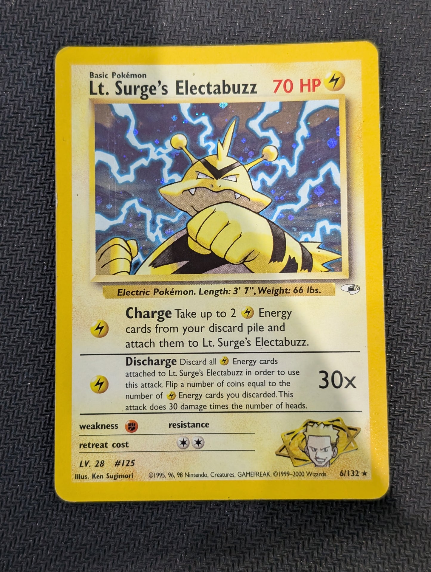 #6/132 Lt. Surge's Electabuzz Gym Heroes