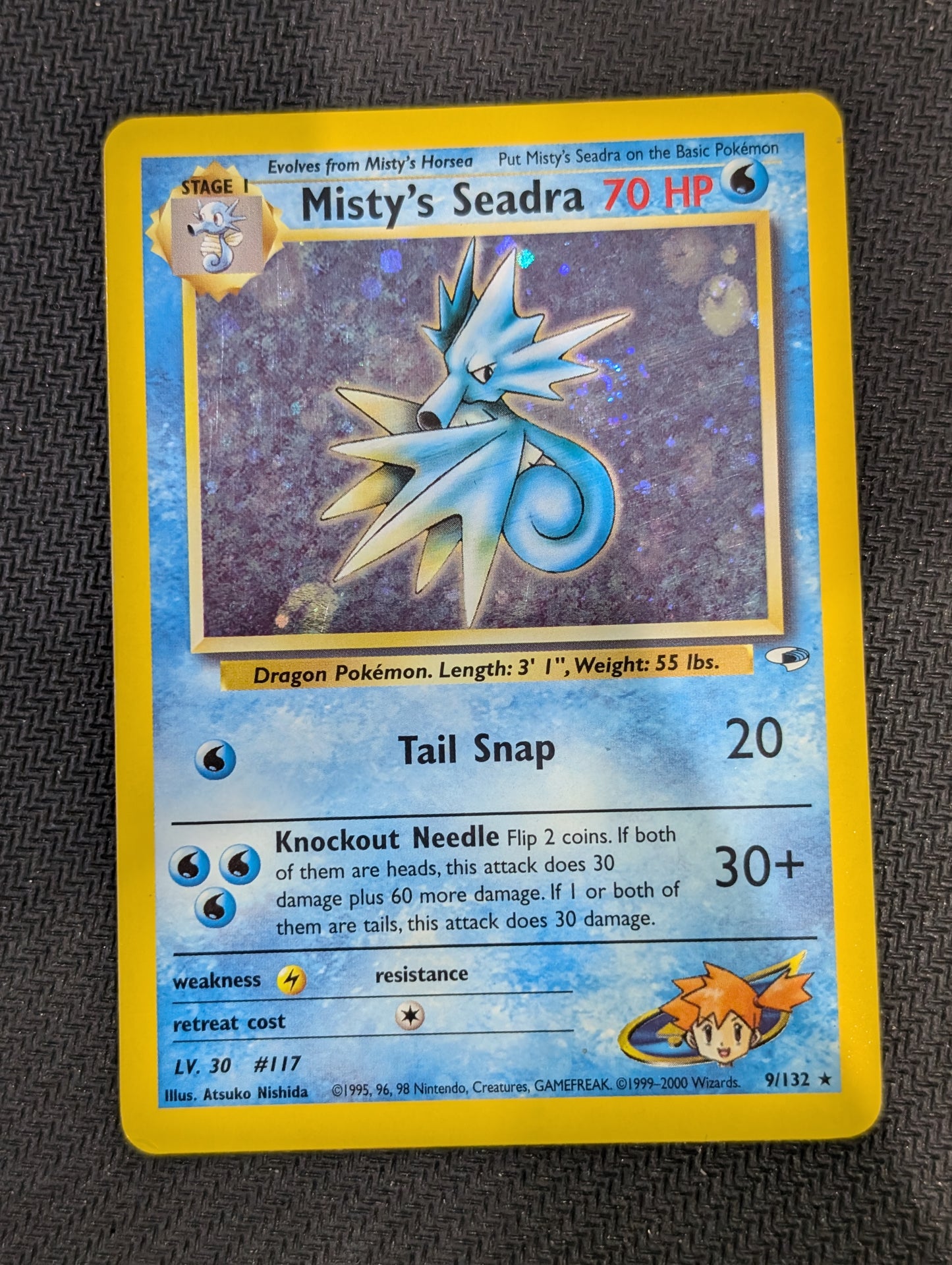 #9/132 Misty's Seadra Gym Heroes