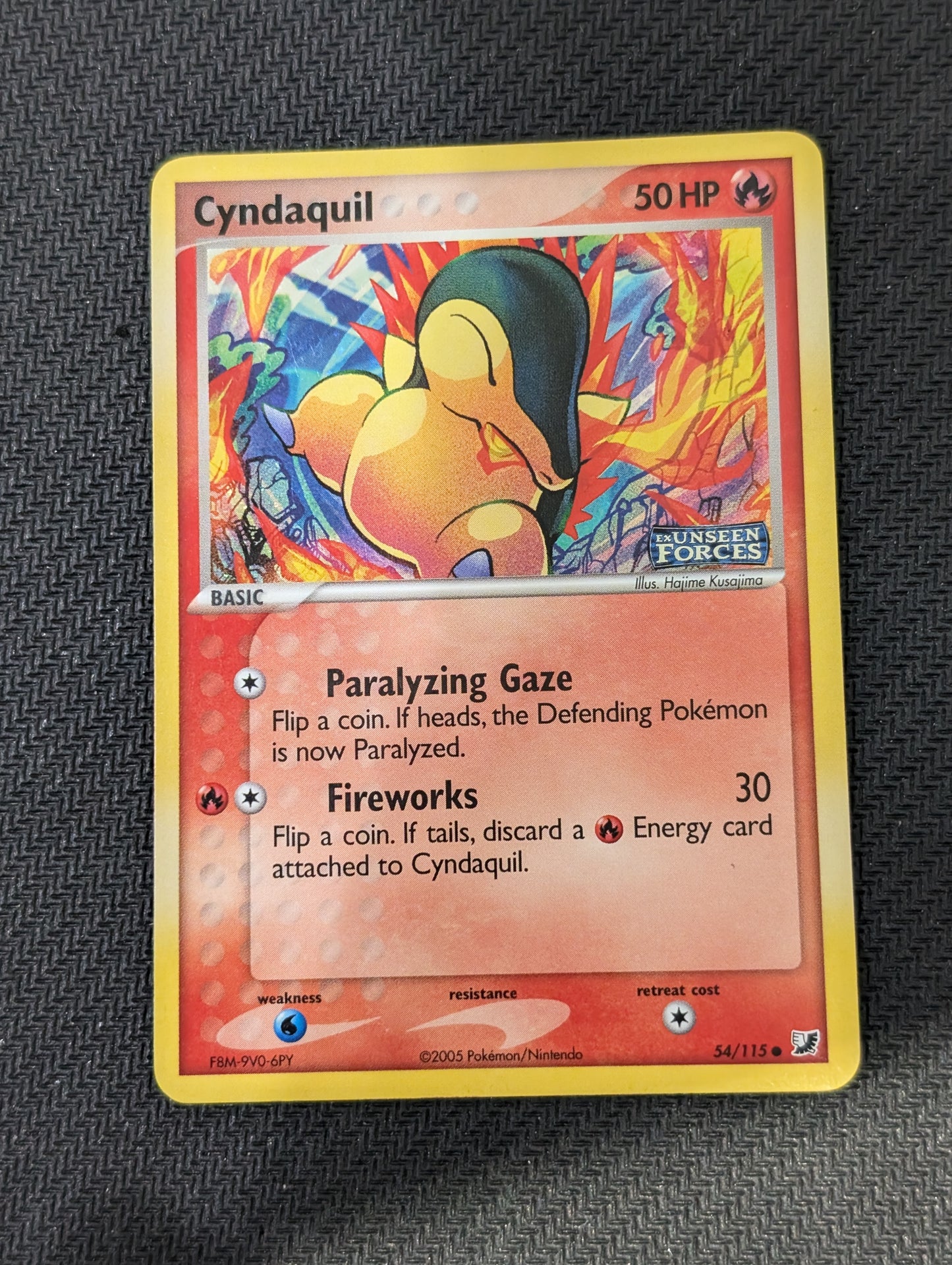 #54/115 Cyndaquil (Stamped) unseen forces