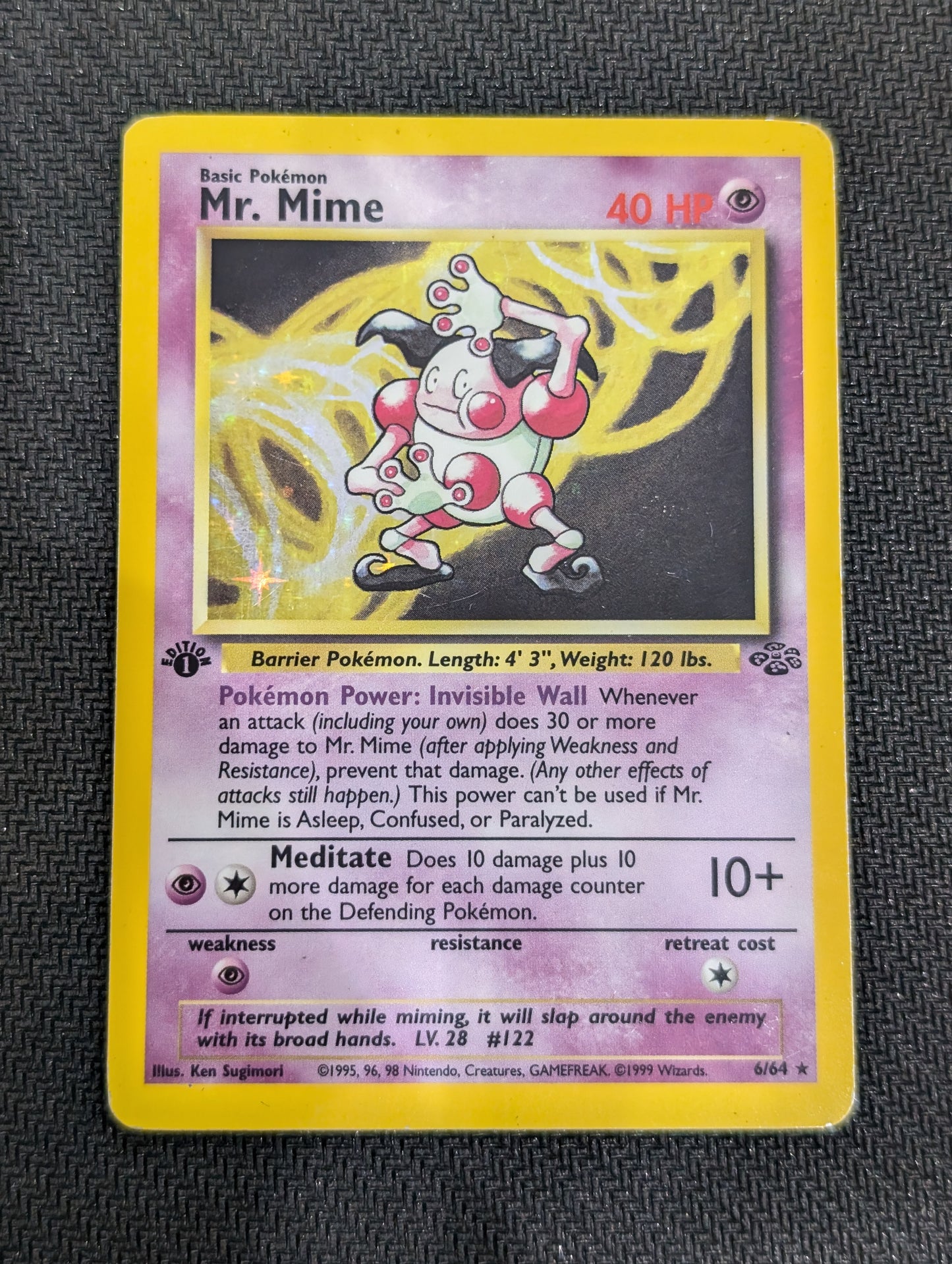 #06/64 Mr. Mime (1ST ED) Jungle