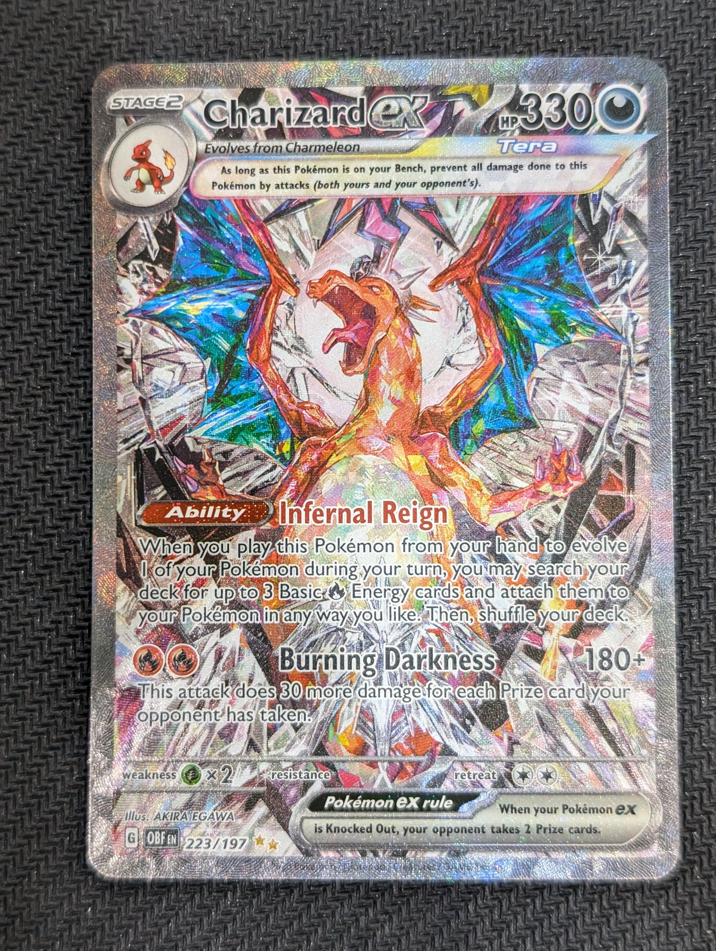 #223/197 Charizard EX Obsidian Flames