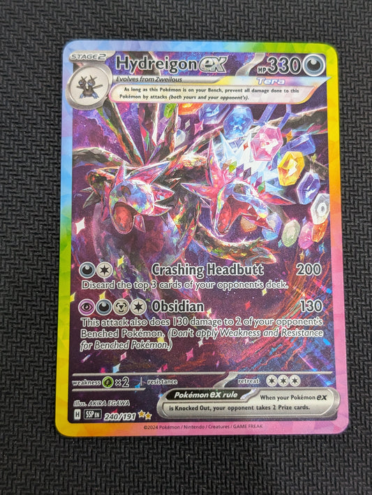 #240/191 Hydreigon EX Surging Sparks