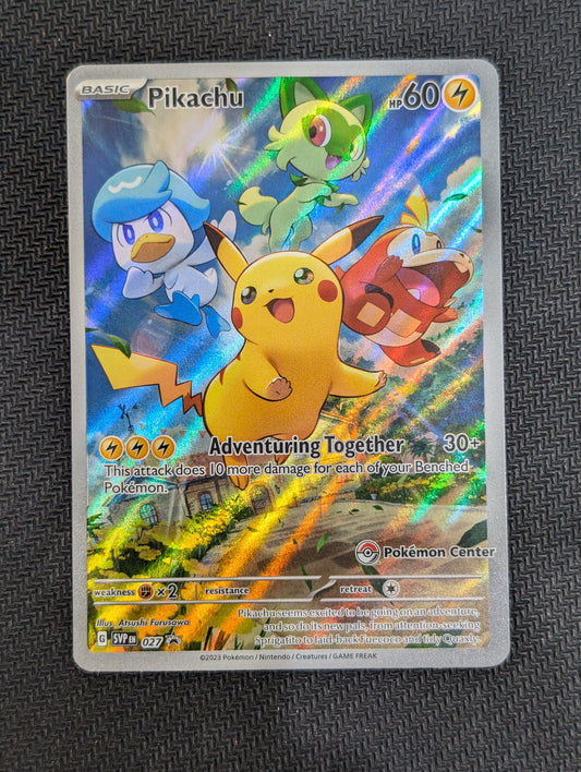 #027 Pikachu (Pokemon Center) SV: Scarlet & Violet Promo Cards