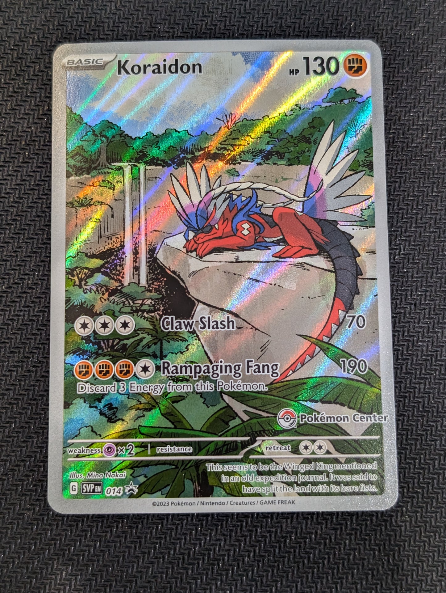 #014 Koraidon (Pokemon Center) Scarlet & Violet Promo