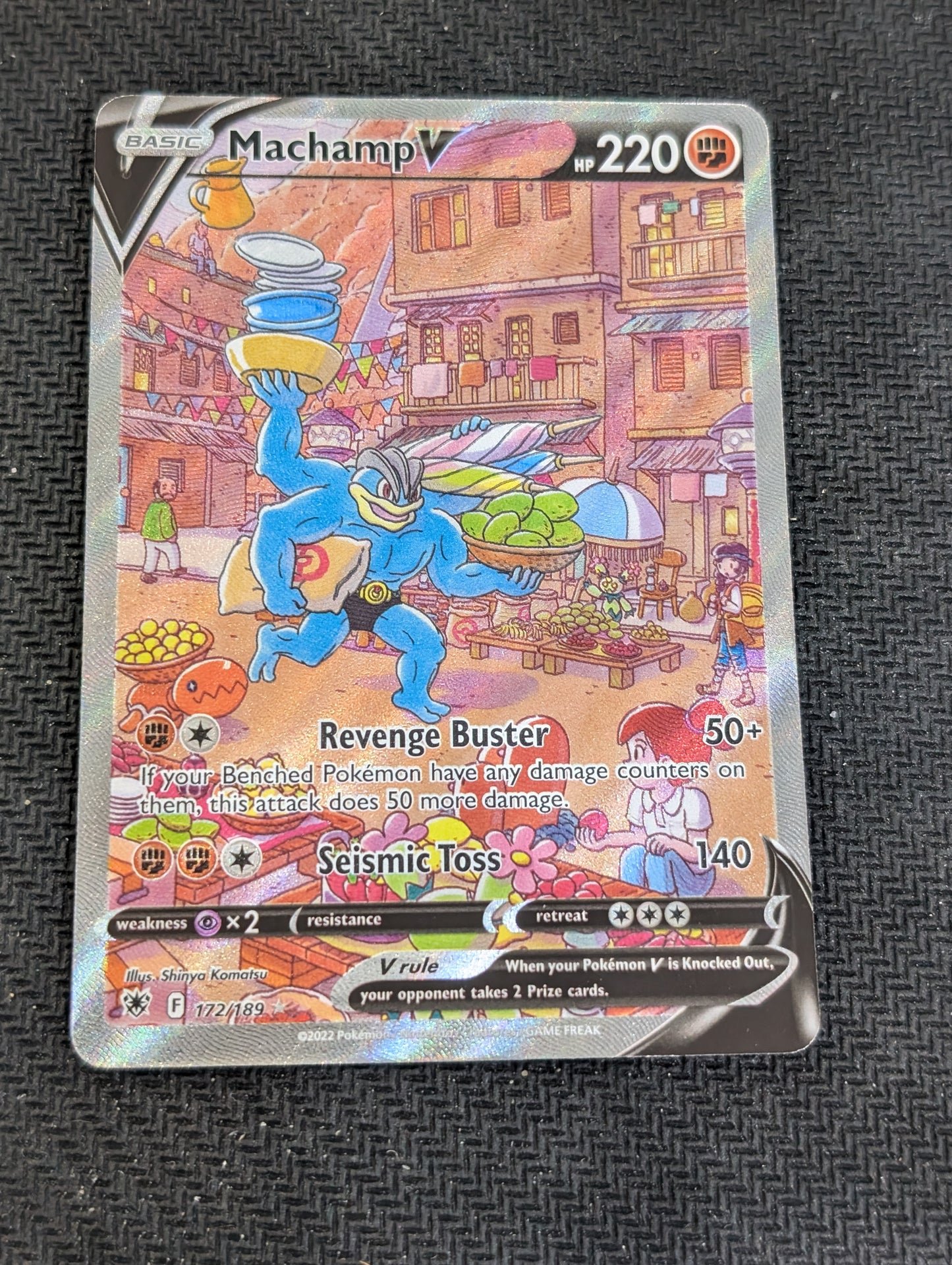 #172/189 Machamp V (Alternate Full Art) SWSH10: Astral Radiance