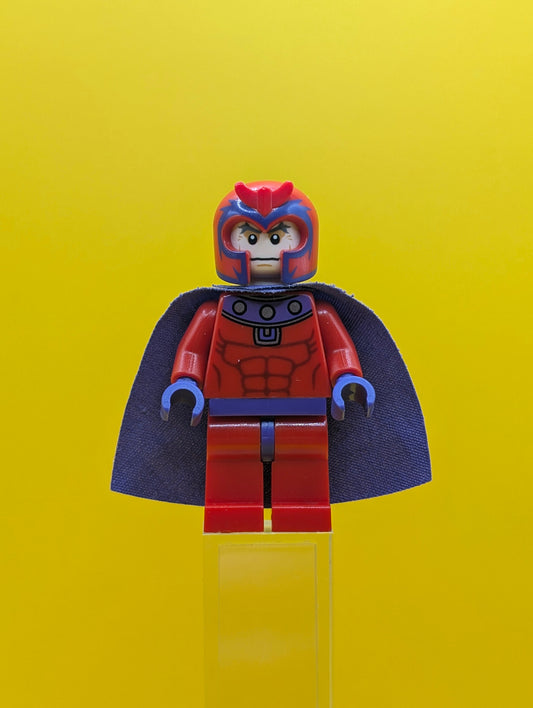Magneto sh0031 Red Outfit Cloth Cape Marvel Minifigure Lego