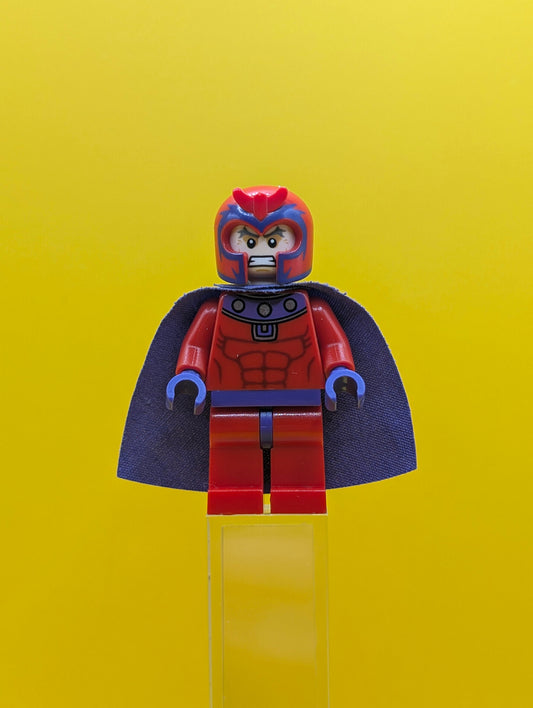 Magneto sh0031 Red Outfit Cloth Cape Marvel Minifigure Lego