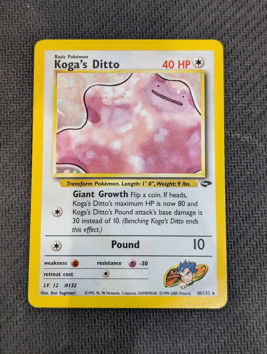 #010/132 Koga's Ditto Gym Challenge