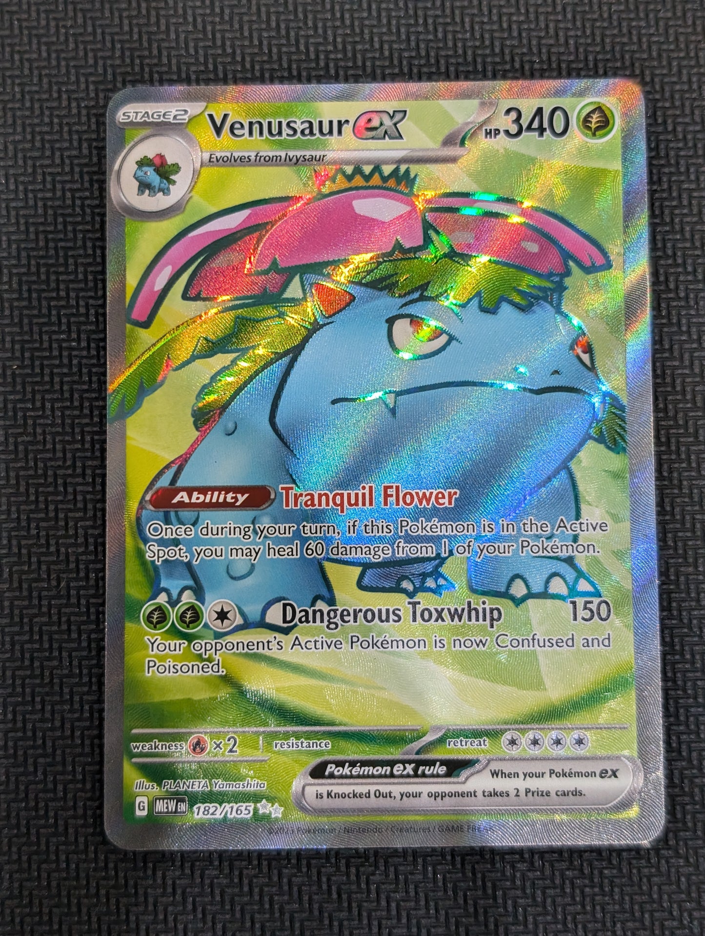 #182/165 Venusaur ex SV: Scarlet & Violet 151