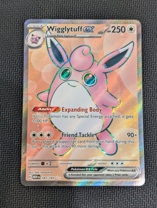 #187/165 Wigglytuff ex SV: Scarlet & Violet 151