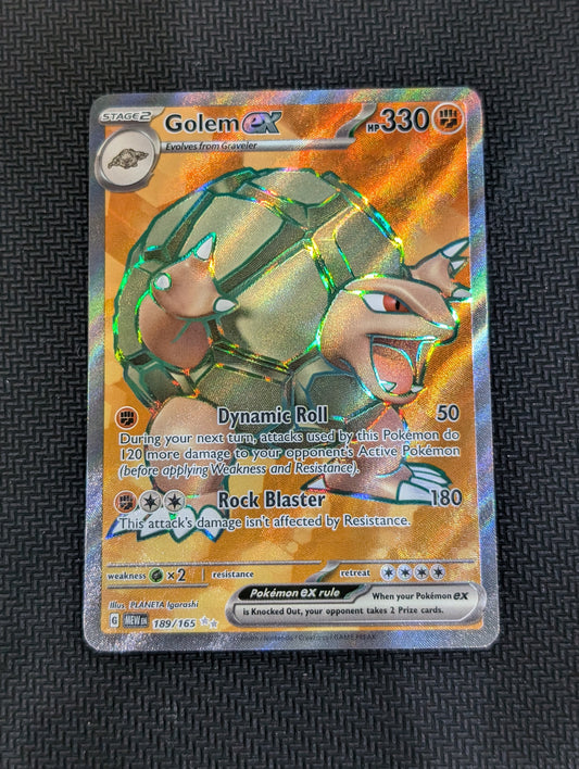 #189/165 Golem ex SV: Scarlet & Violet 151