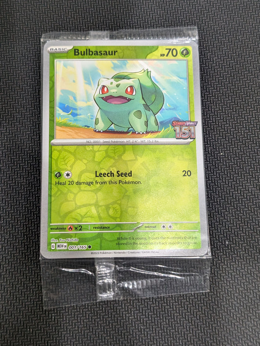 #001/166 Bulbasaur 151 151 stamped (Sealed)