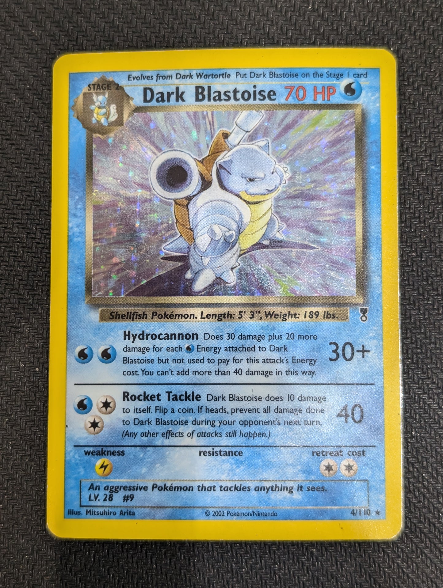 #004/110 Dark Blastoise - Holo legendary Collection