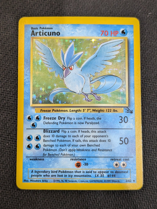 #02/62* Articuno (2) Fossil
