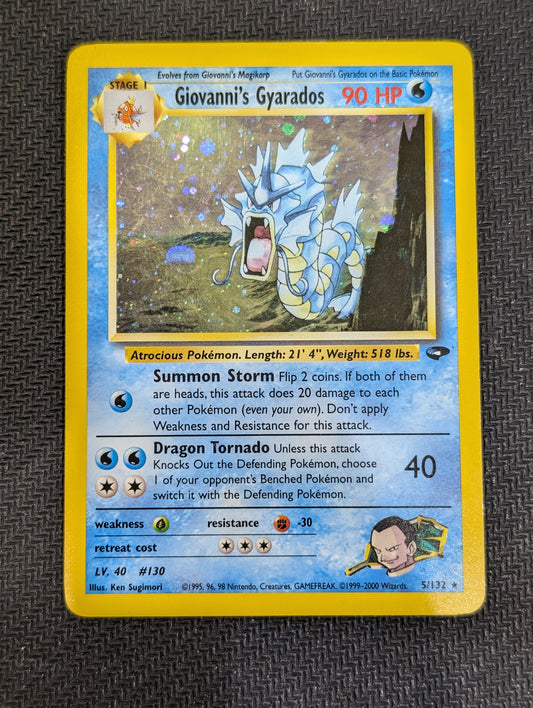 #005/132 Giovanni's Gyarados Gym Challenge
