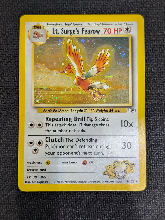#007/132 Lt. Surge's Fearow Gym Heroes