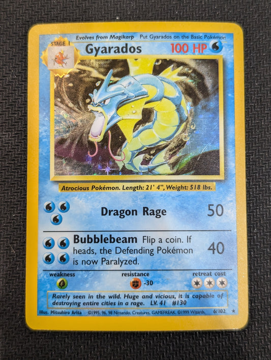 6/102 Gyarados base set (LP)