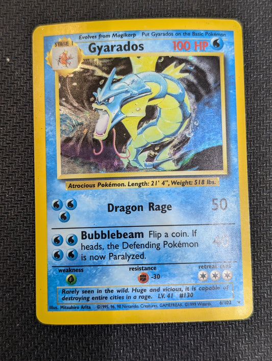 6/102** Gyarados base set (LP)