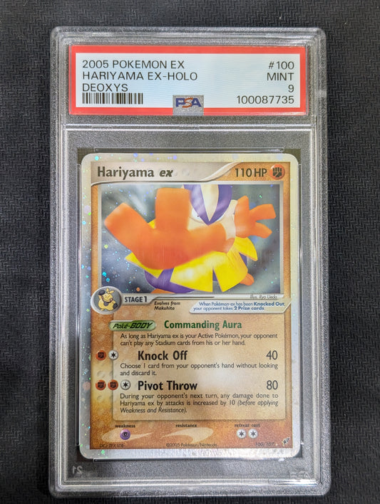 #100/107 Hariyama Ex Deoxys PSA 9