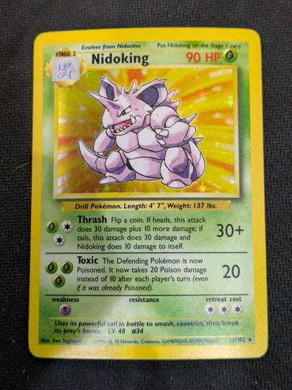 Nidoking #11/102 base set