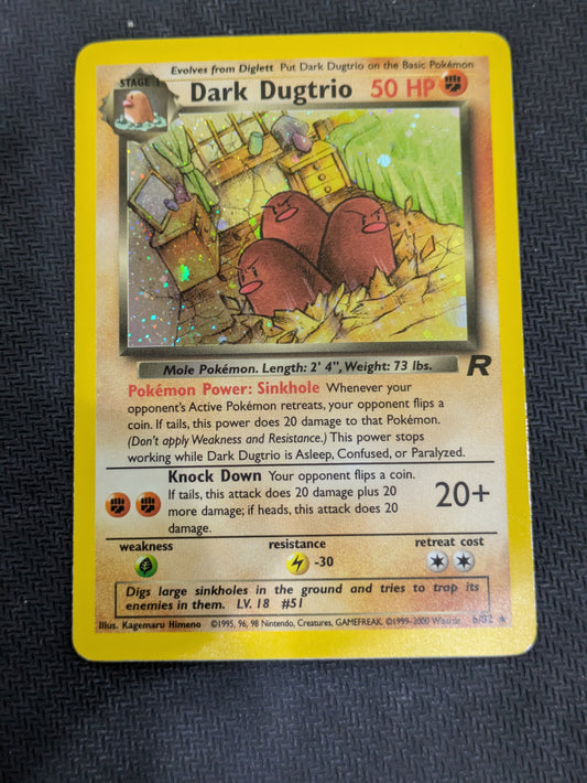 #06/82 Dark Dugtrio (6) Team Rocket (LP)