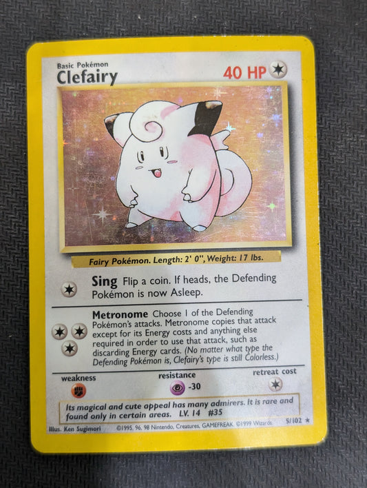 #5/102 Clefairy Base Set