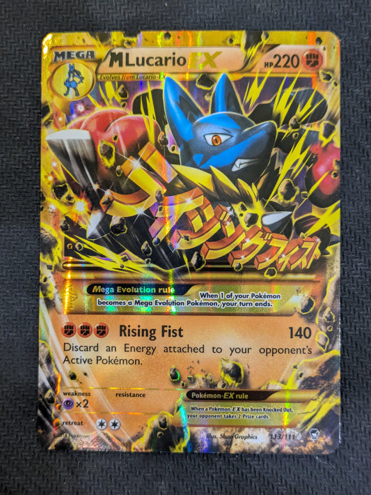 #113/111 MLucario EX Furious Fists
