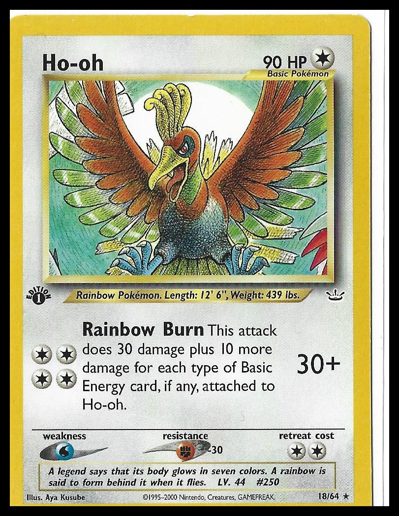 #18/64 Ho-oh (18) Neo Revelation 1st edition