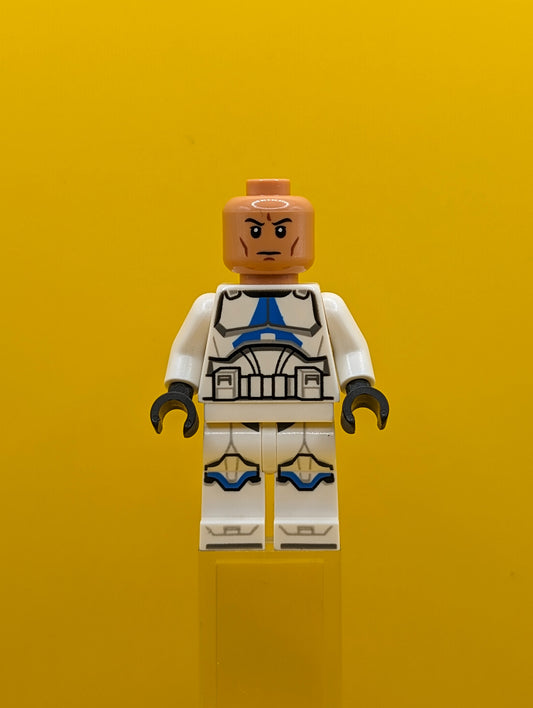 501st Clone Trooper sw1094 No Helmet Holes Star Wars Minifigure Lego
