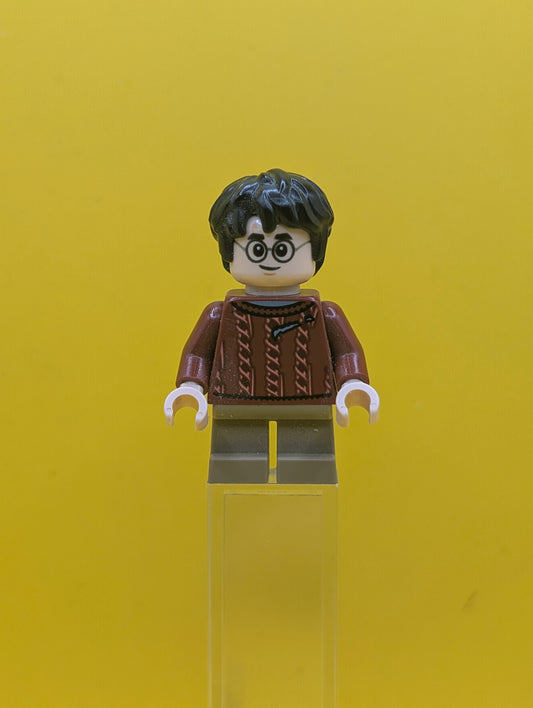 Harry Potter hp278 Dark Red Torn Sweater, Dark Tan Short Legs Harry Potter Lego Minifigure