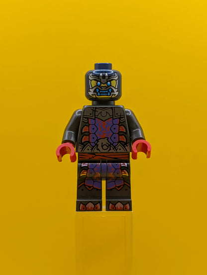 Wolf Mask Warrior njo0895 Dark Purple and Red Mask Ninjago Lego Minifigure