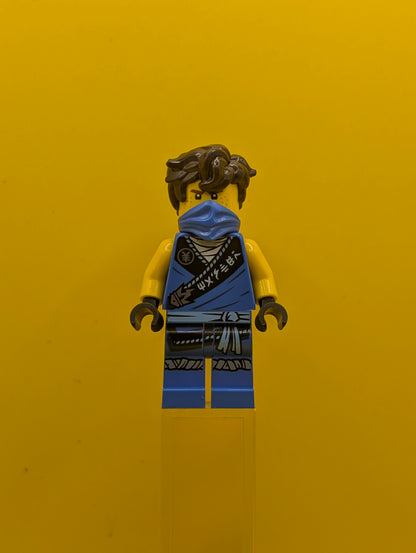 Jay njo0576a Legacy, Rebooted, Ninjago Logogram 'MASTER' on Torso, Hair Ninjago Lego Minifigure