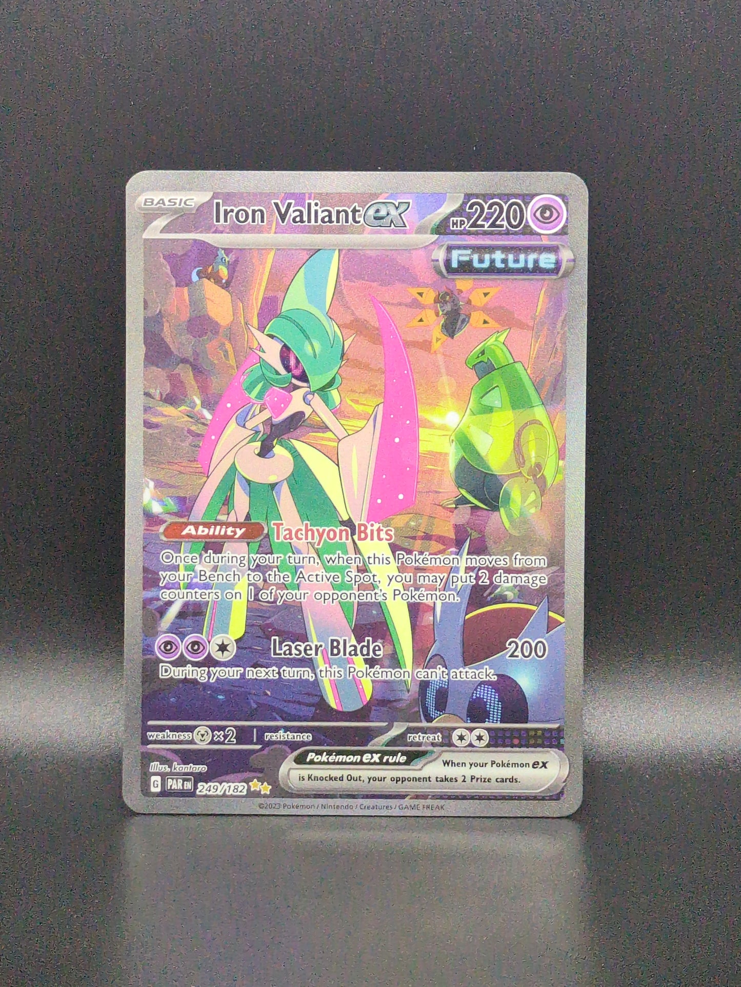 Iron Valiant ex (Special Illustration Rare) #249/182 - Paradox Rift